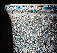 glaze C420, top of vase